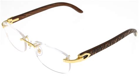 cartier rimless prescription glasses.